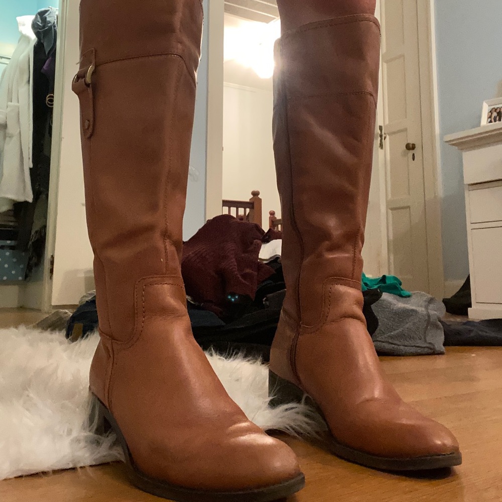 Franco Sarto Chestnut Boots